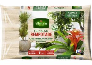 Terreau rempotage pour plantes d'intérieur 5L